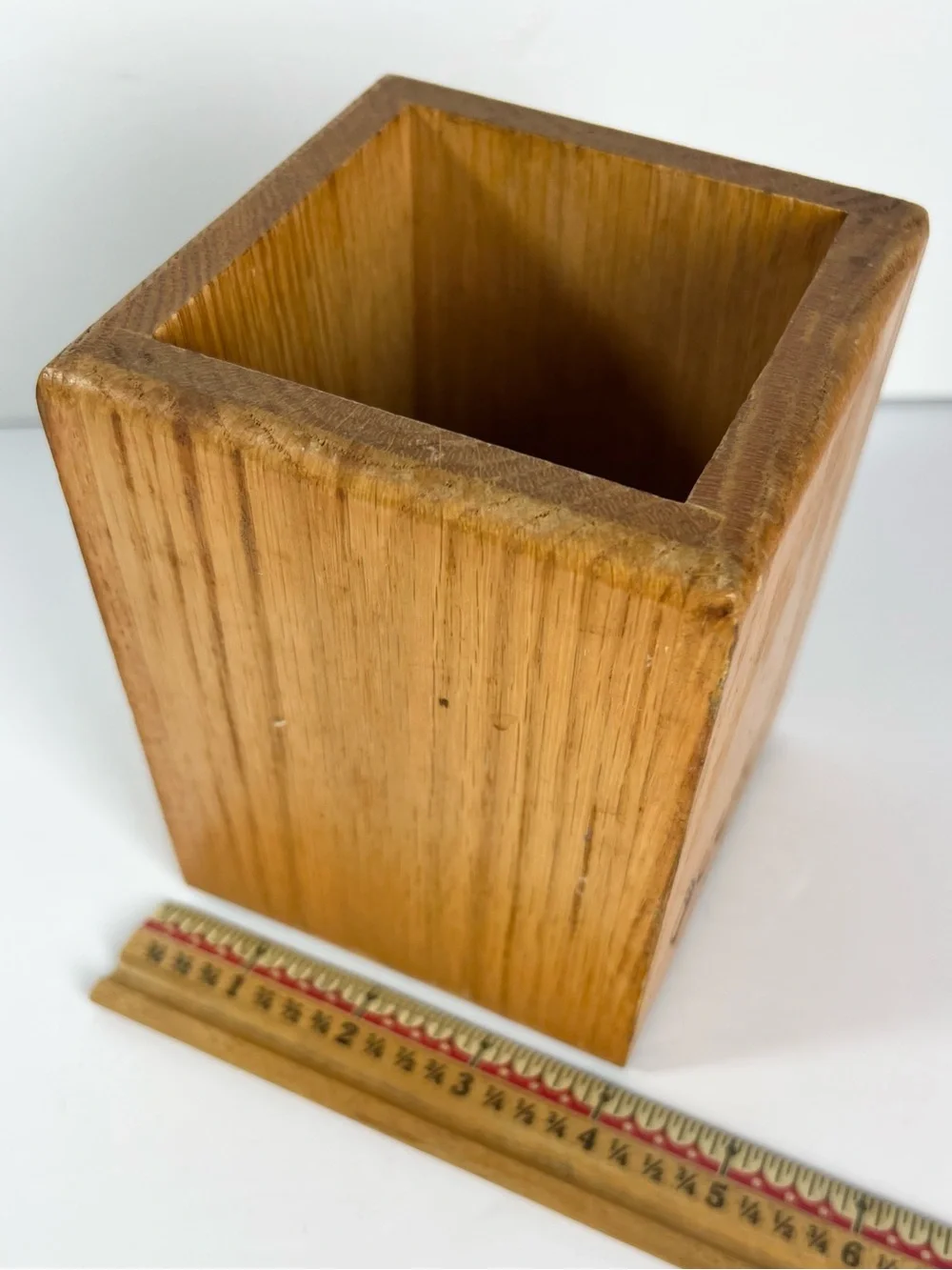 Cutco‎ Kitchen Utensil Holder Tool Holder Wooden Storage Cube